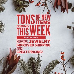 New items coming this week! Massive closet clean out!